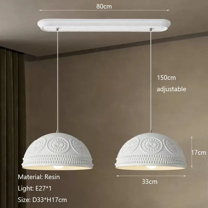 French cream style led chandelier for dining room and kitchen