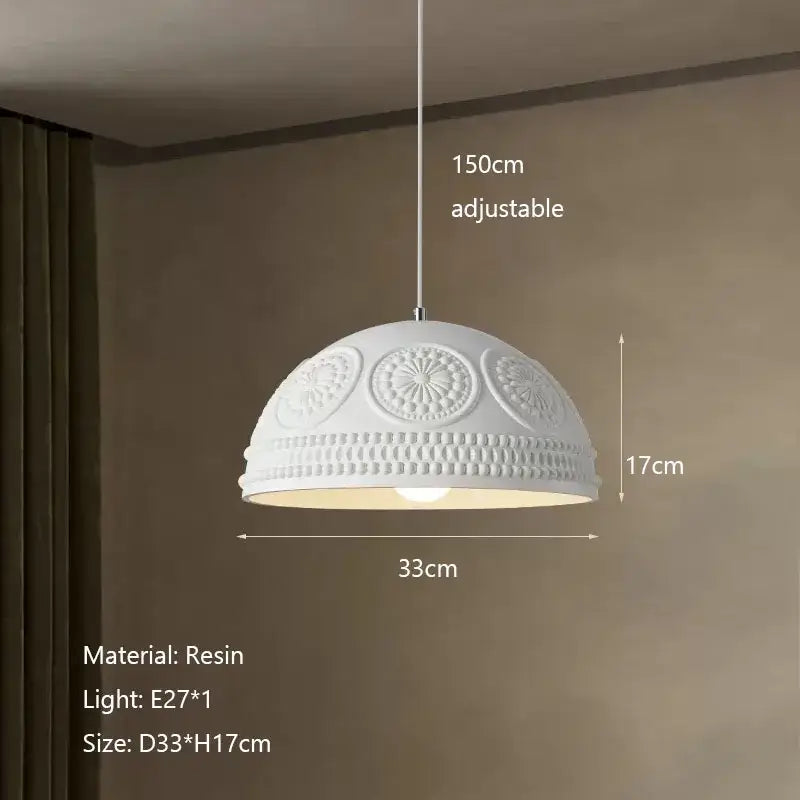 French cream style led chandelier for dining room and kitchen