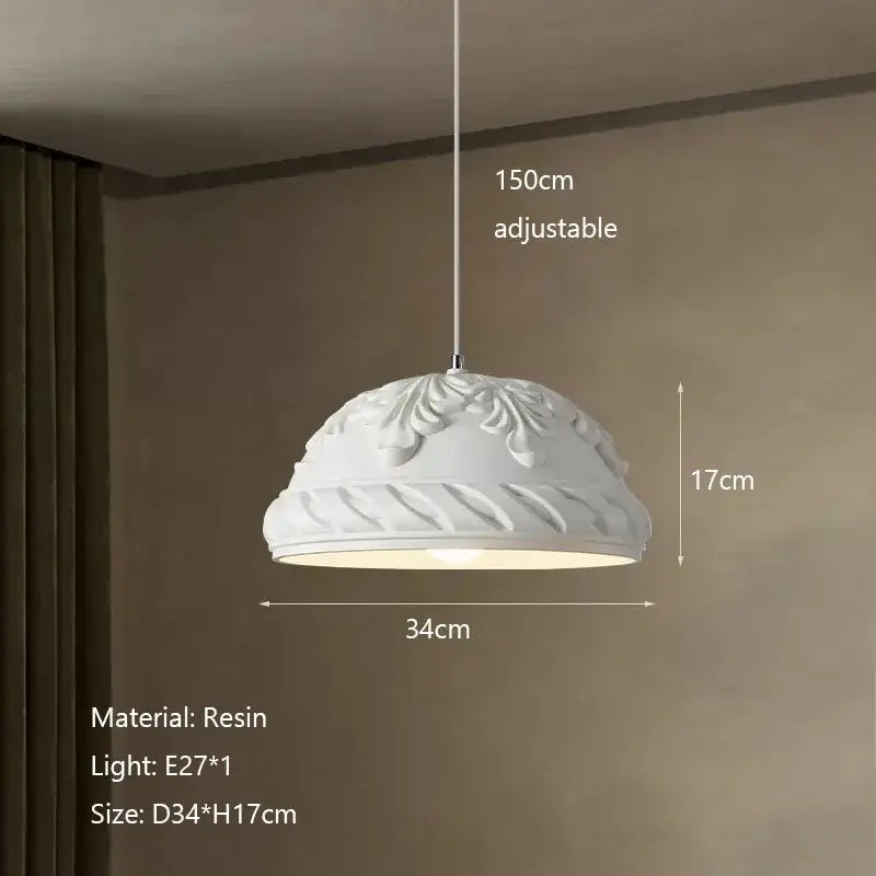 French cream style led chandelier for dining room and kitchen