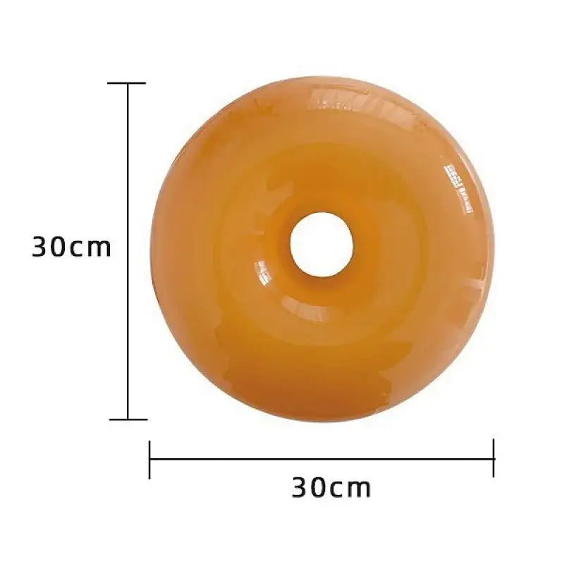 French decorative wall lamp orange glossy bedside light bedroom
