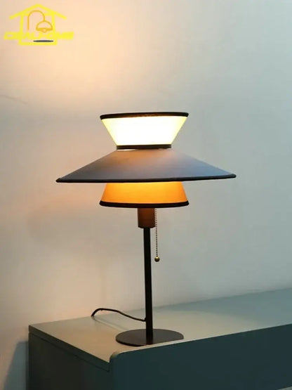 French design black and amber floor lamp for living room
