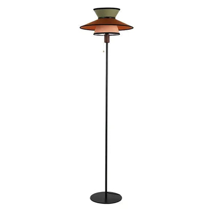 French design black and amber floor lamp for living room