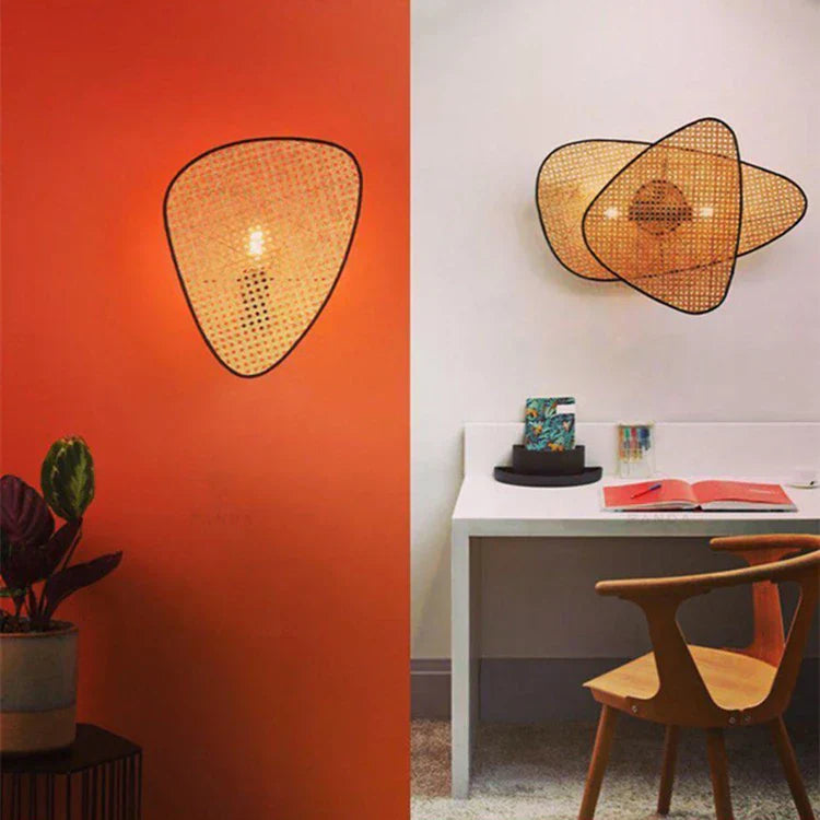 DecorBites™ French Design Rattan Chandelier for Home Lighting
