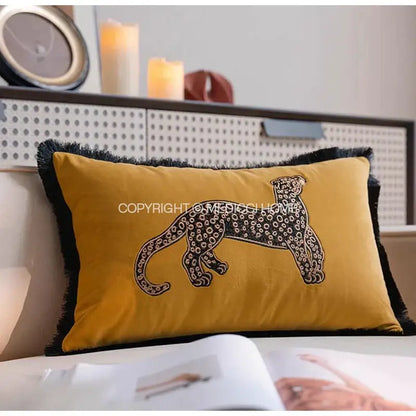 French night velvet throw pillow case black & white bedroom decor