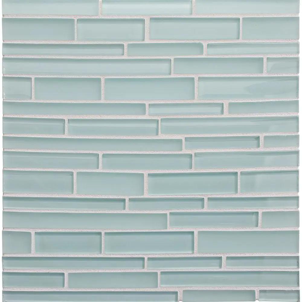 Fresco Gloss/matte Interlocking Slides Glass Mosaics 12x12