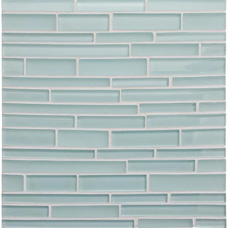 Fresco Gloss/matte Interlocking Slides Glass Mosaics 12x12