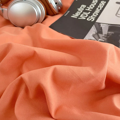 DecorBites™ Fresh Solid Color Cotton Quilt Set - 4-Piece