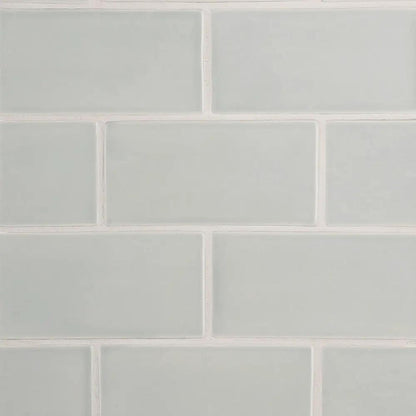 Pebble Glossy Subway Ceramic Tiles 3x6