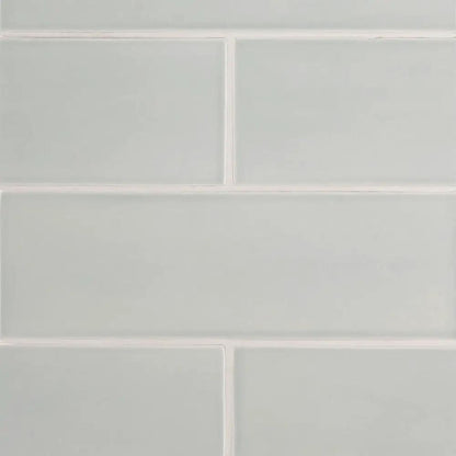 Pebble Glossy Subway Ceramic Tiles 4x12