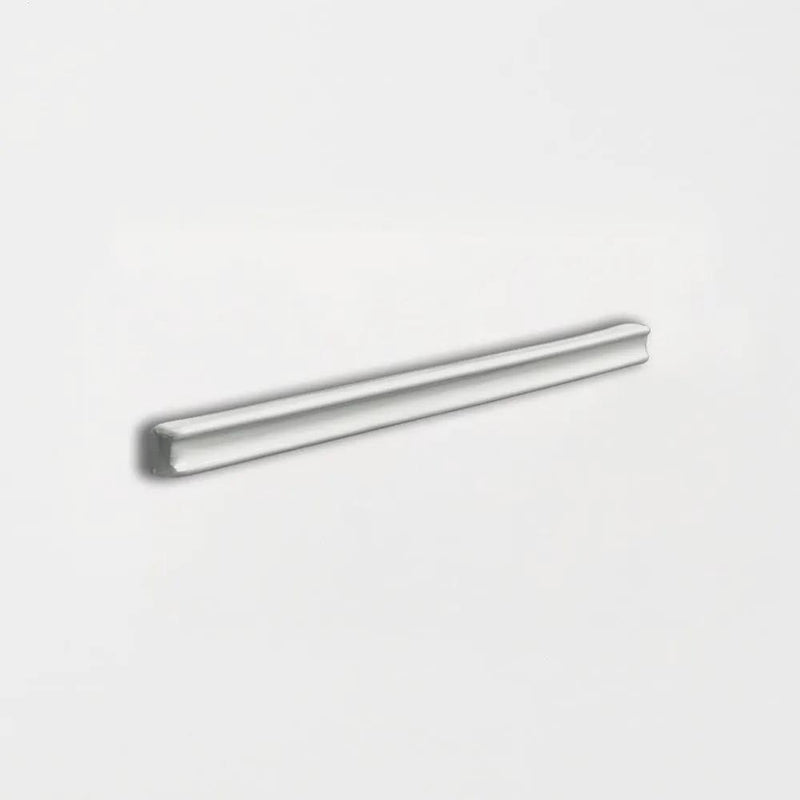 Pebble Glossy Pencil Trim Ceramic Moldings 5/8x6