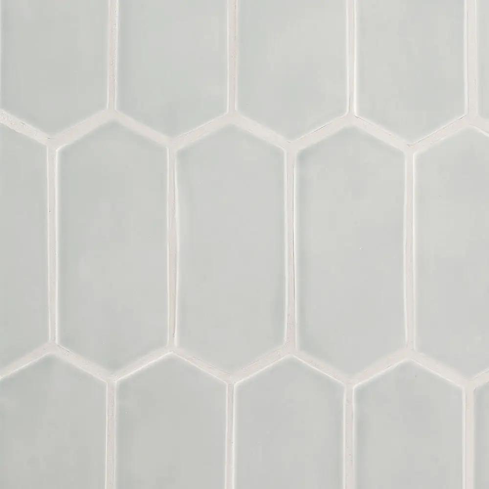 Pebble Glossy Picket Ceramic Tiles 3x6
