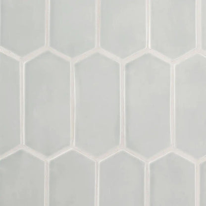Pebble Glossy Picket Ceramic Tiles 3x6