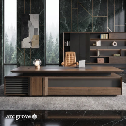 Frisco · Modern L-Shaped Executive Desk