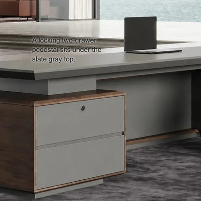Frisco · Modern L-Shaped Executive Desk