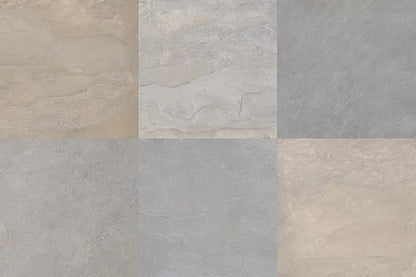 Frontier20 Bluestone Full Color Grip Stair Tread Bullnose Look Porcelain Moldings 12x48
