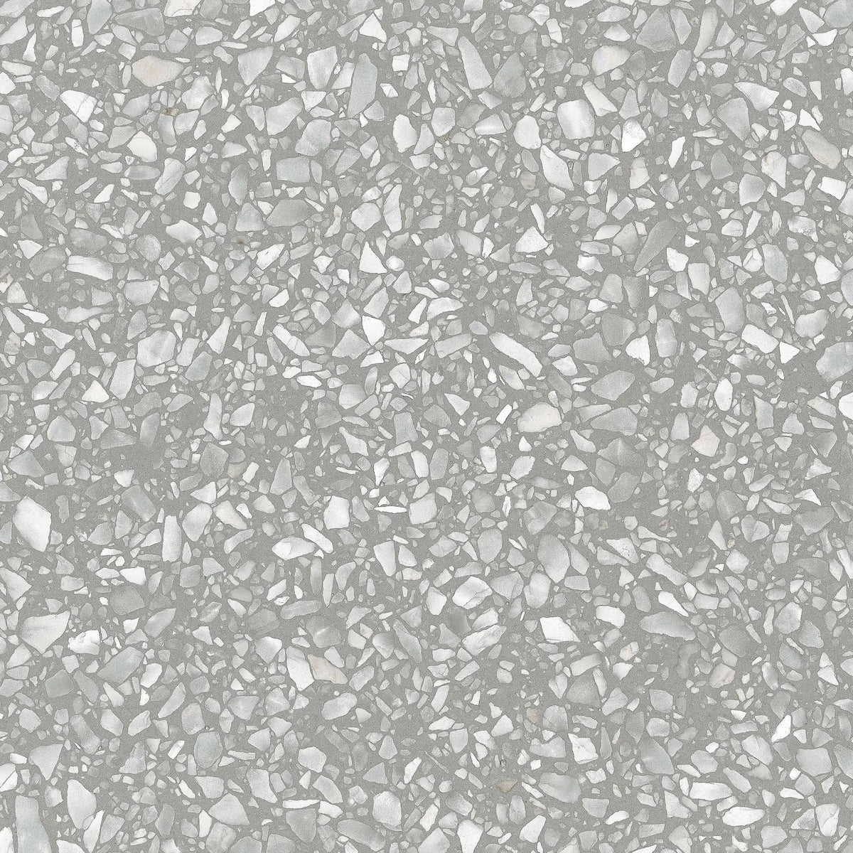 Frontier20 Fashion Grey Coping & Stair Tread Bullnose Terrazzo Look Porcelain Moldings 12x24