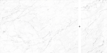 Frontier20 Michelangelo Extra White Mix + Marble Look Porcelain Pavers 24x48