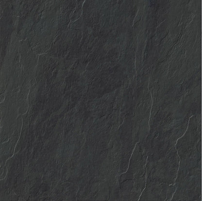Frontier20 Montauk Black Coping & Stair Corner Right Bullnose Slate Look Porcelain Moldings 12x24
