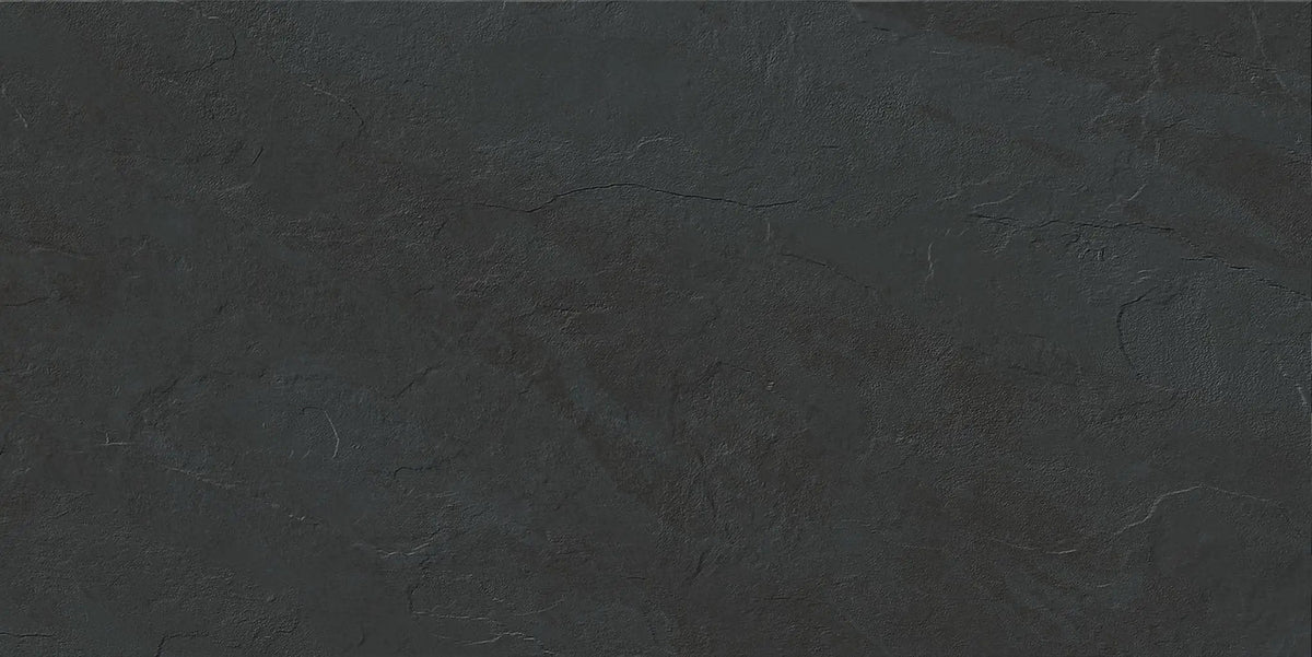 Frontier20 Montauk Black Slate Look Porcelain Pavers 24x48