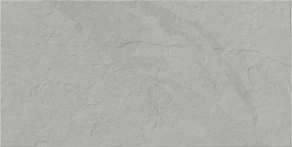 Frontier20 Montauk Grey Coping & Stair Tread Corner Left Slate Look Porcelain Moldings 12x48
