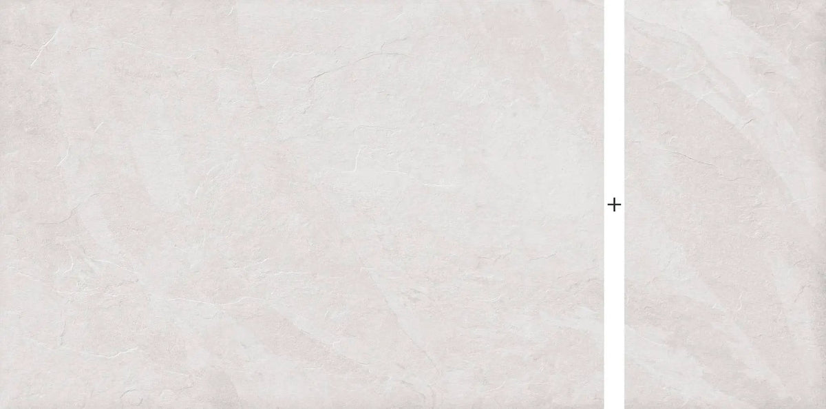 Frontier20 Montauk Grey Mix + Slate Look Porcelain Pavers 24x48