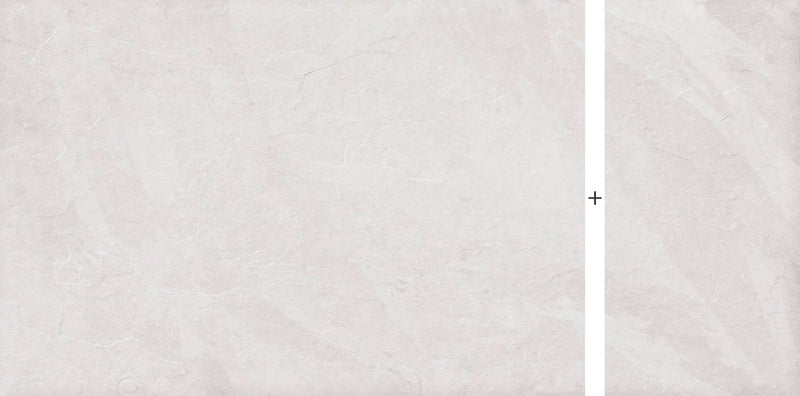 Frontier20 Montauk Grey Mix + Slate Look Porcelain Pavers 24x48