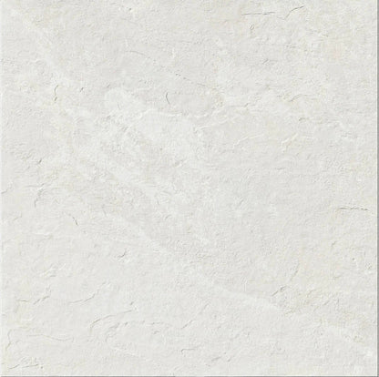 Frontier20 Montauk White Slate Look Porcelain Pavers 12x12