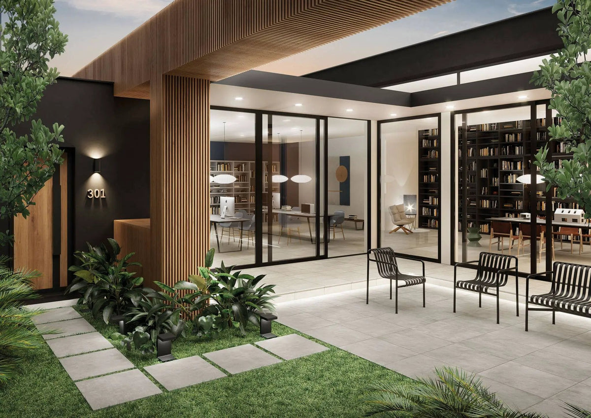Frontier20 Passion Silver Stone Look Porcelain Pavers 24x24