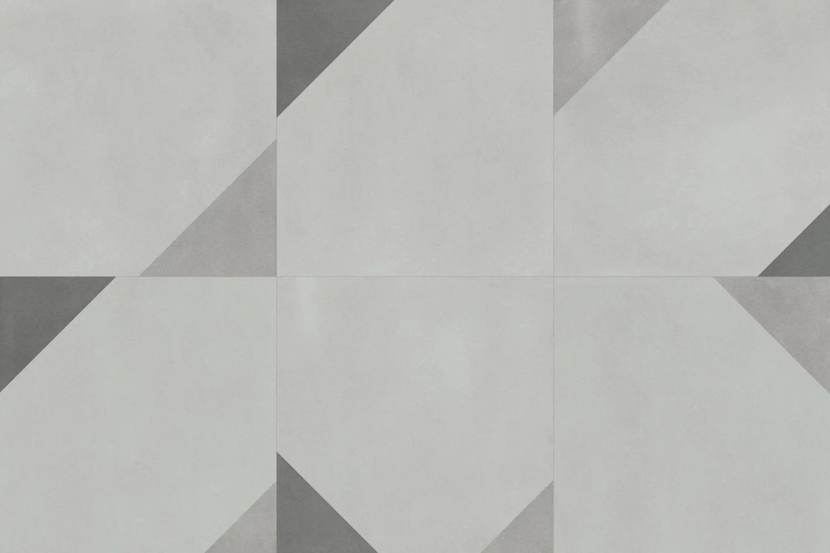 Frontier20 Patchwork Ash Double Mesh Deco Look Porcelain Moldings 24x24