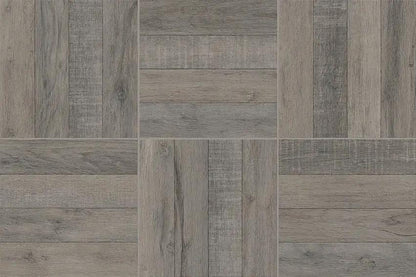 Frontier20 Pepper L Shape Corner Closure Right Wood Look Porcelain Moldings 12x24
