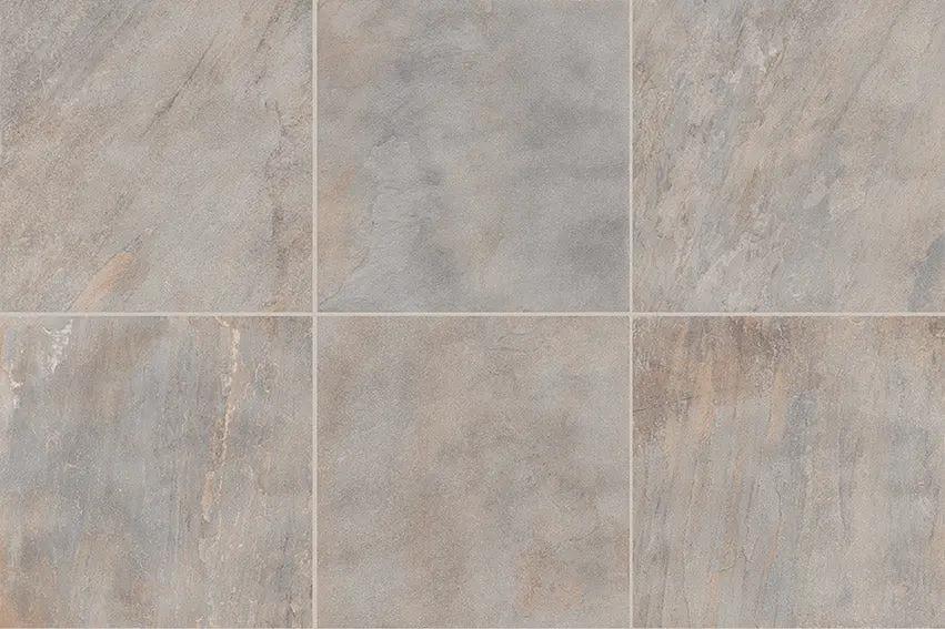 Frontier20 Silver Quartz L Shape Corner Closure Right Look Porcelain Moldings 12x24