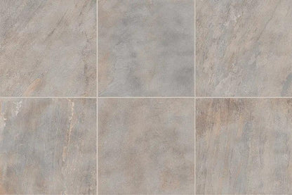 Frontier20 Silver Quartz L Shape Corner Closure Right Look Porcelain Moldings 12x24