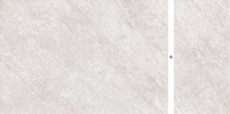Frontier20 Star Grey Mix + Quartz Look Porcelain Pavers 24x48