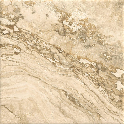 Frontier20 Travertine Cross Cut Country Classic L Shape Mitered Edge Corner Right Look Porcelain Moldings 12x24