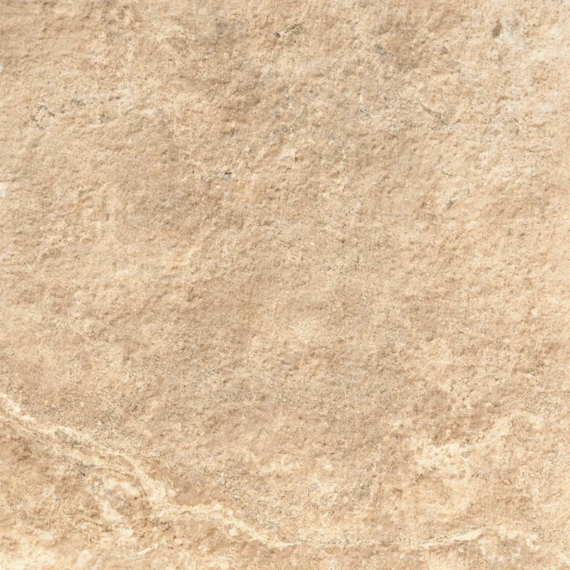 Frontier20 Travertine Cross Cut Cream Look Porcelain Pavers 12x12