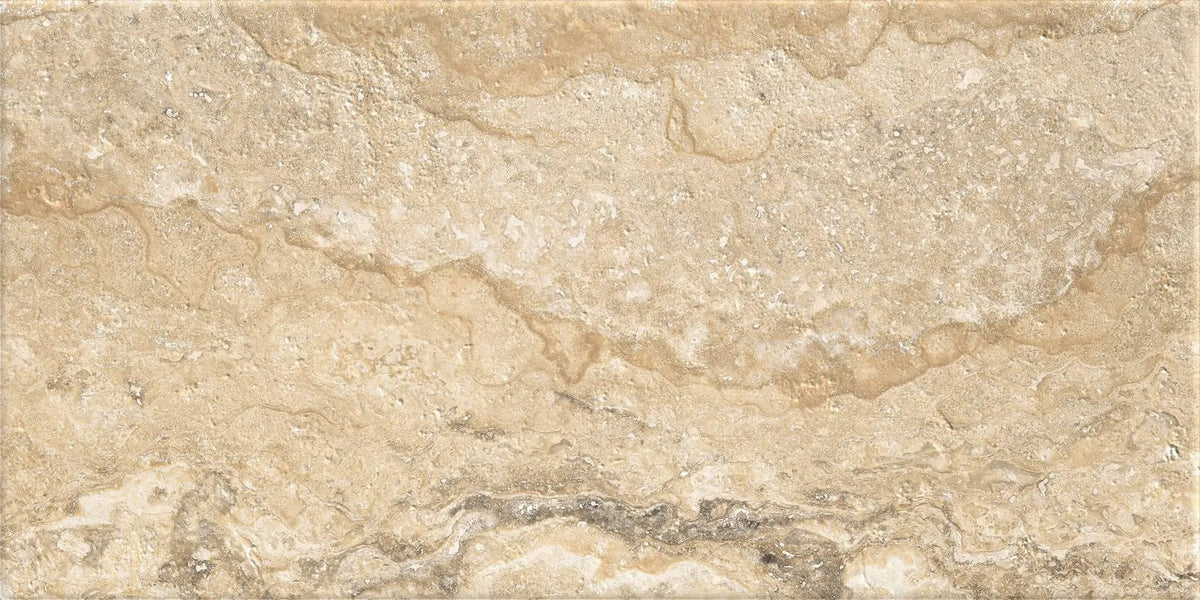 Frontier20 Travertine Cross Cut Philadelphia Cover Look Porcelain Moldings 12x24