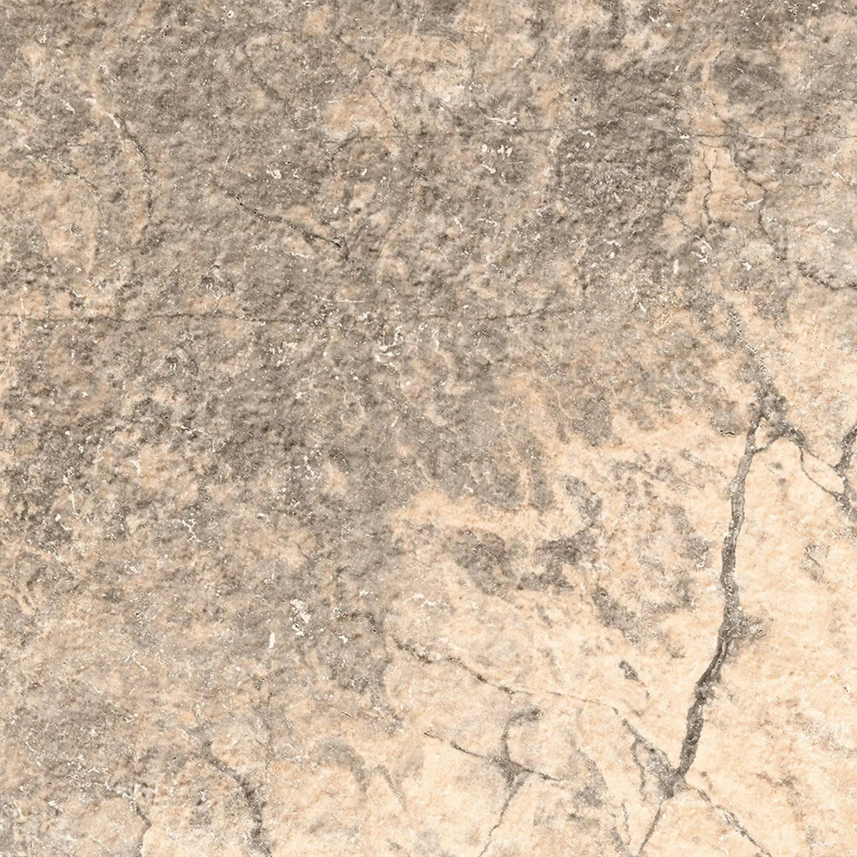 Frontier20 Travertine Cross Cut Silver Look Porcelain Pavers 12x12