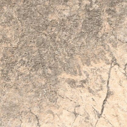 Frontier20 Travertine Cross Cut Silver Look Porcelain Pavers 12x12