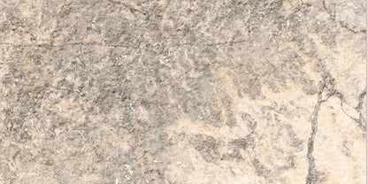 Frontier20 Travertine Cross Cut Silver Look Porcelain Pavers 24x48