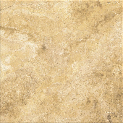 Frontier20 Travertine Select Cross Cut Scabas Coping & Stair Corner Right Look Porcelain Moldings 12x24