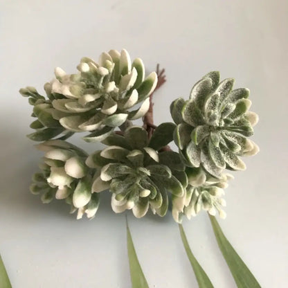 Frosted greenery berry stamen bundle for living room diy decor