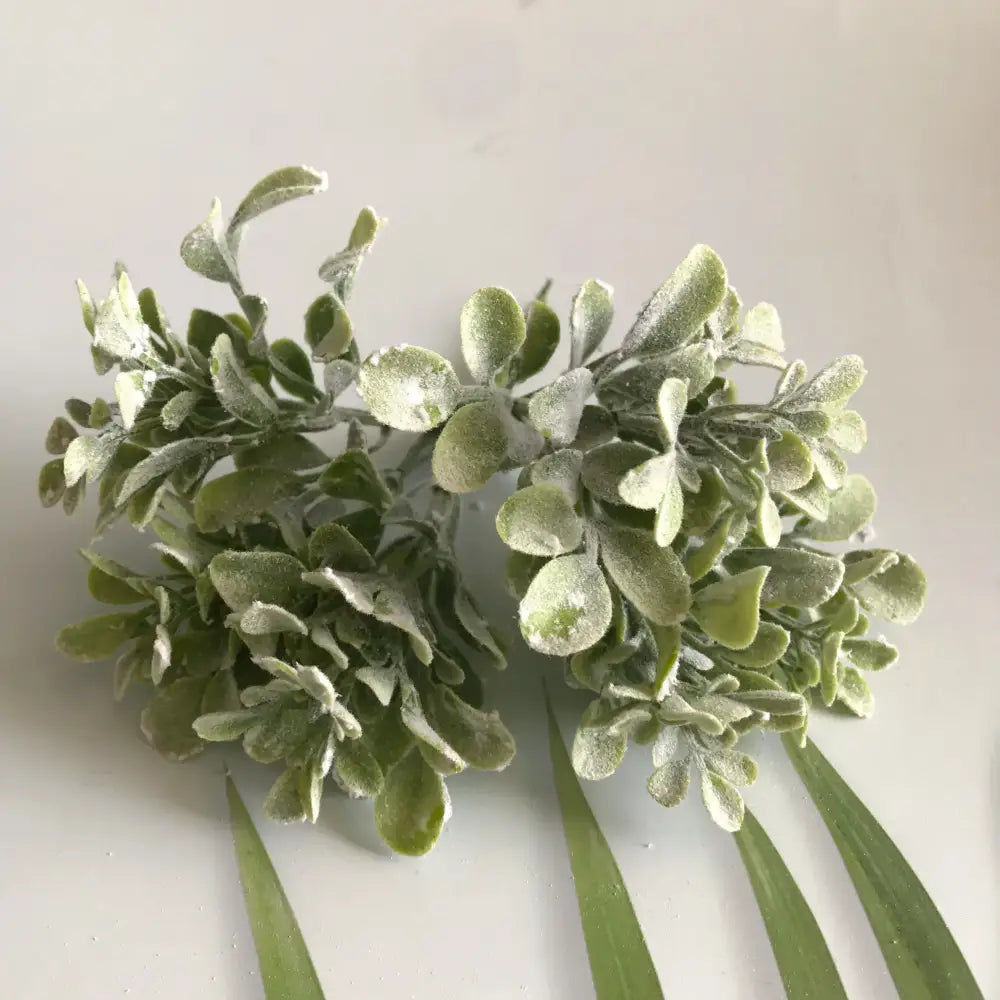 Frosted greenery berry stamen bundle for living room diy decor