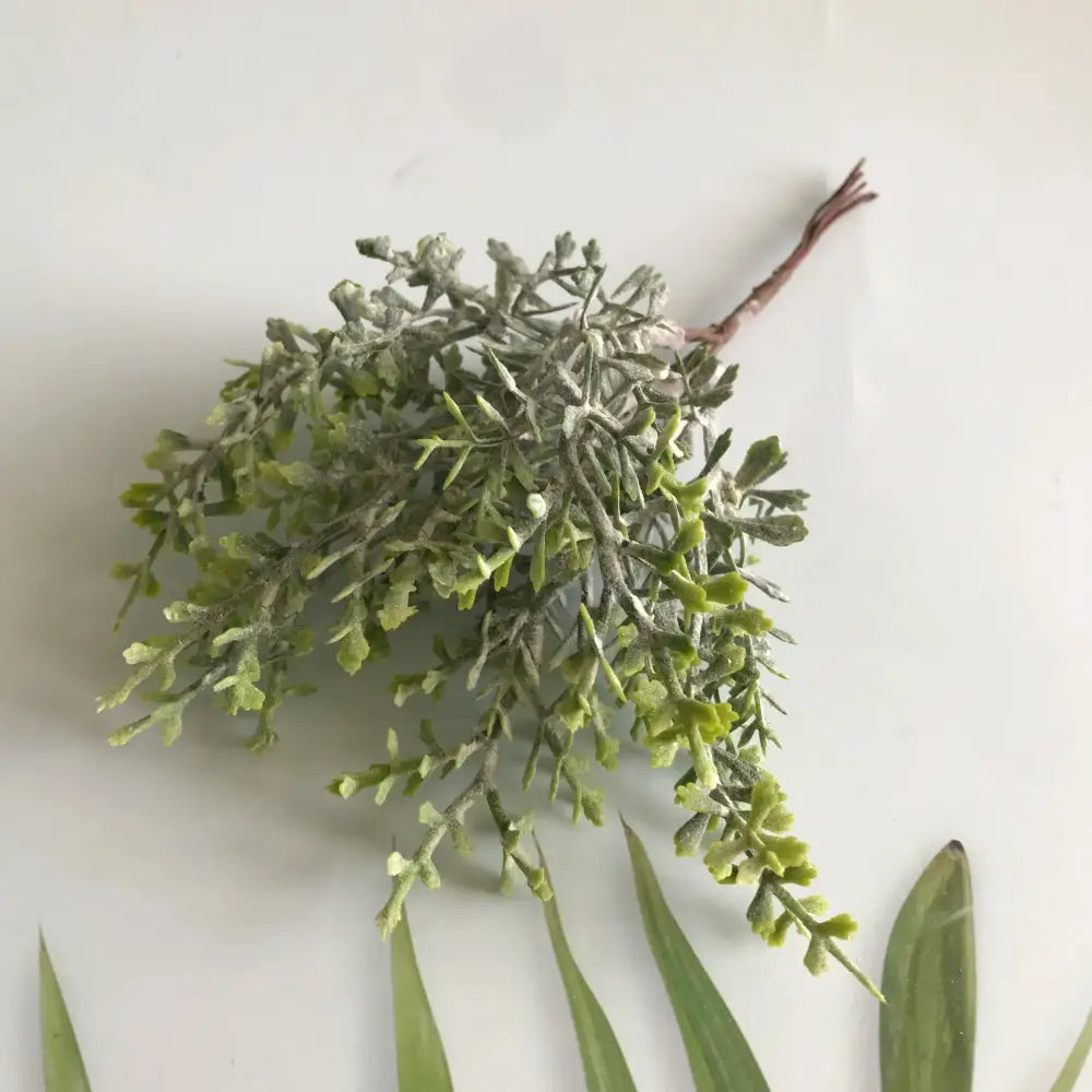 Frosted greenery berry stamen bundle for living room diy decor