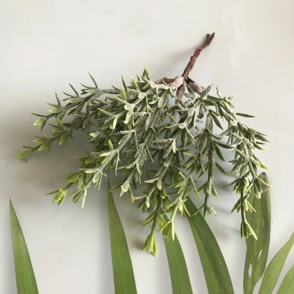 Frosted greenery berry stamen bundle for living room diy decor
