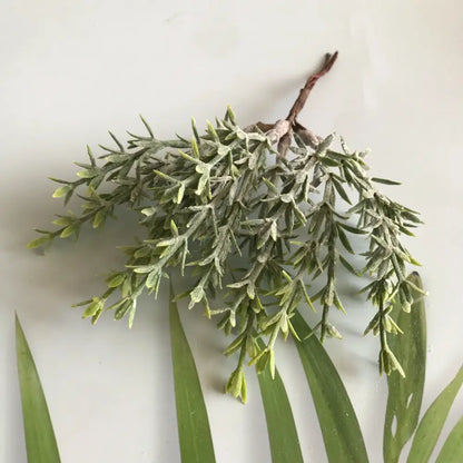 Frosted greenery berry stamen bundle for living room diy decor