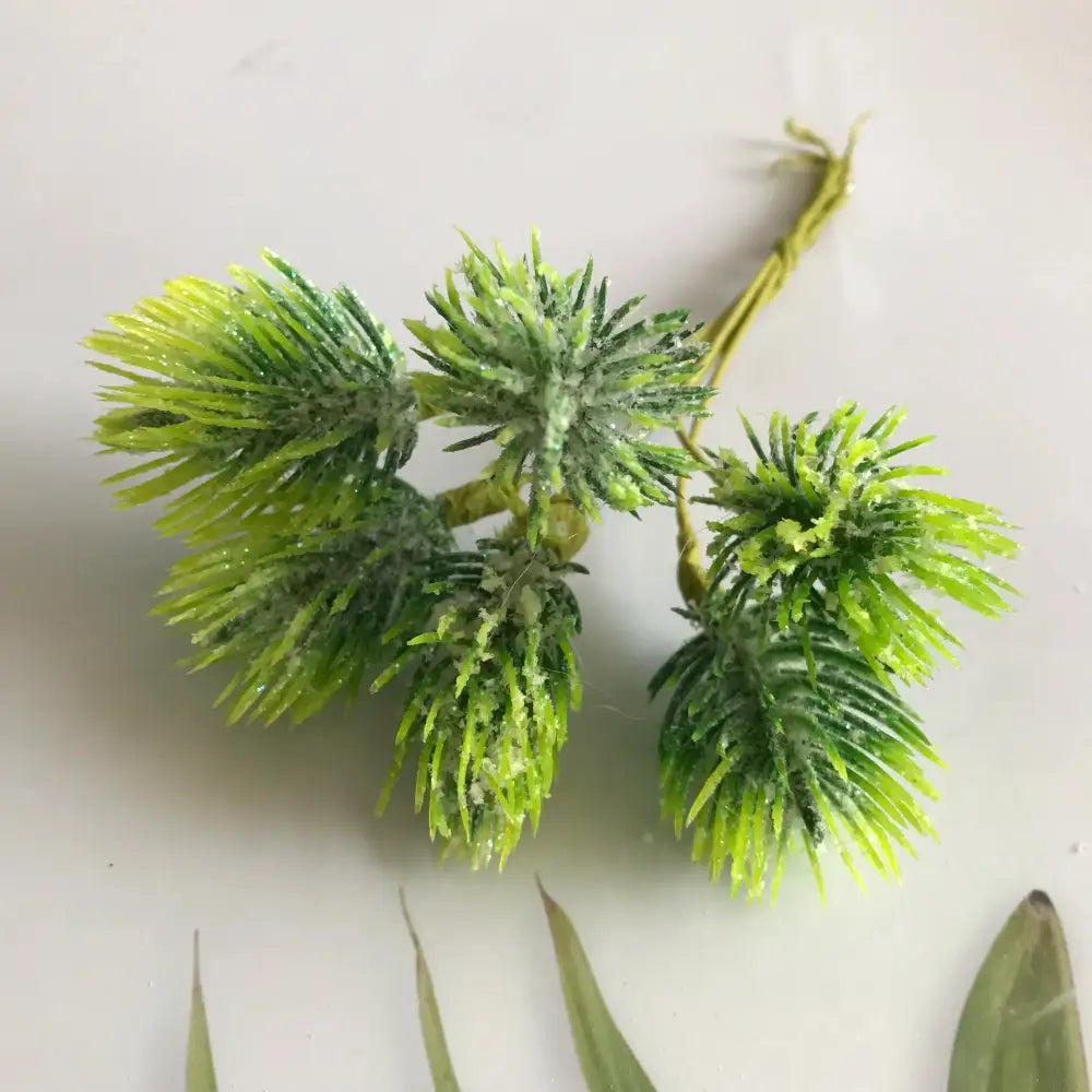Frosted greenery berry stamen bundle for living room diy decor
