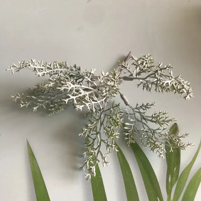 Frosted greenery berry stamen bundle for living room diy decor