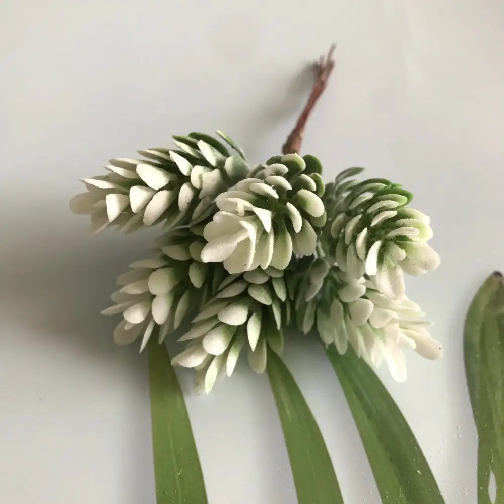 Frosted greenery berry stamen bundle for living room diy decor