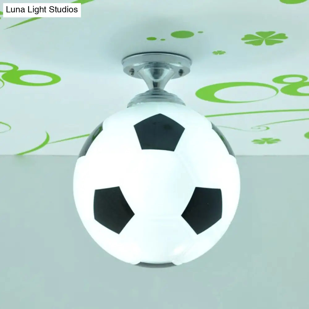 DecorBites™ Fun Football Flushmount Ceiling Light for Boys Room