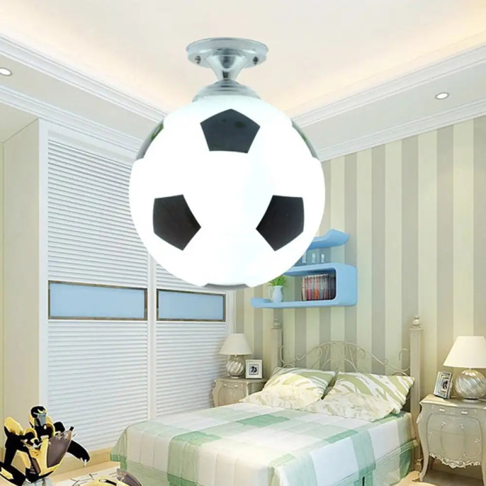 DecorBites™ Fun Football Flushmount Ceiling Light for Boys Room